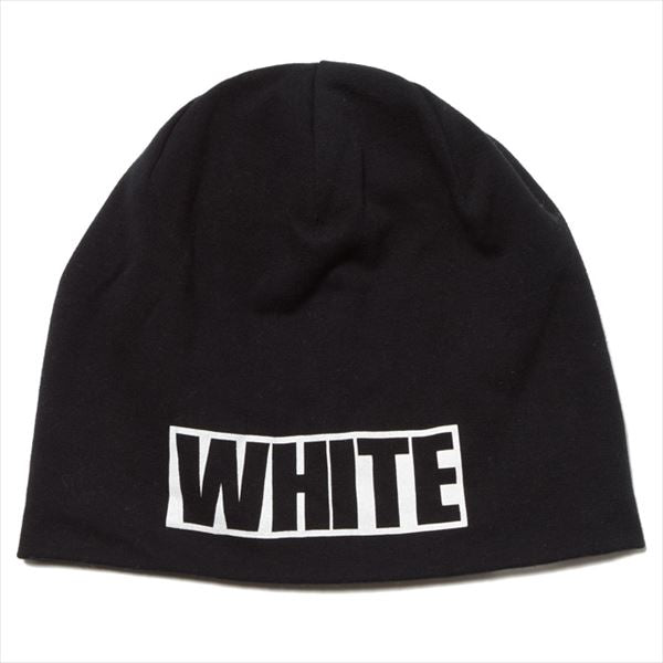 PRINTED BEANIE CAP 「WHITE BOX LOGO」