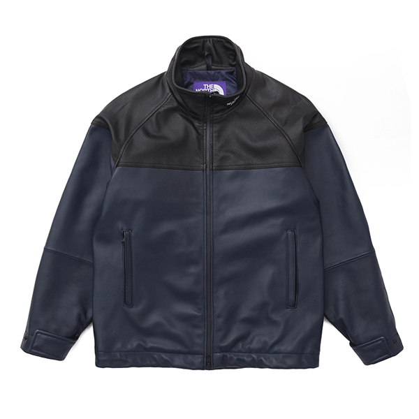 The north face purple label field leather jacket discount