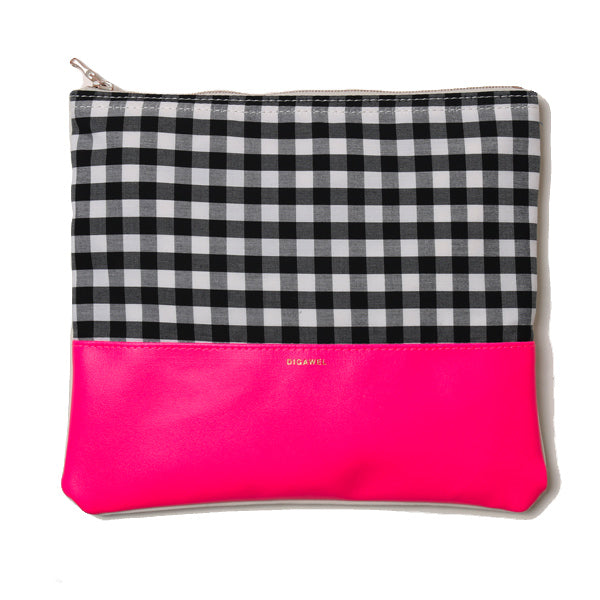 GINGHAM POUCH
