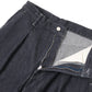 Colorfast Denim Two Tuck Wide Pants