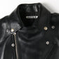 shrink leather riders jacket