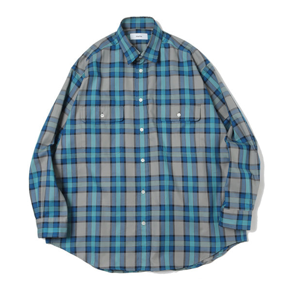 WORK SHIRT WIDE FIT ORGANIC COTTON OXFORD CHECK