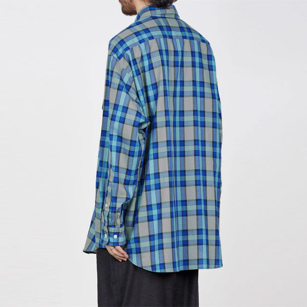 WORK SHIRT WIDE FIT ORGANIC COTTON OXFORD CHECK