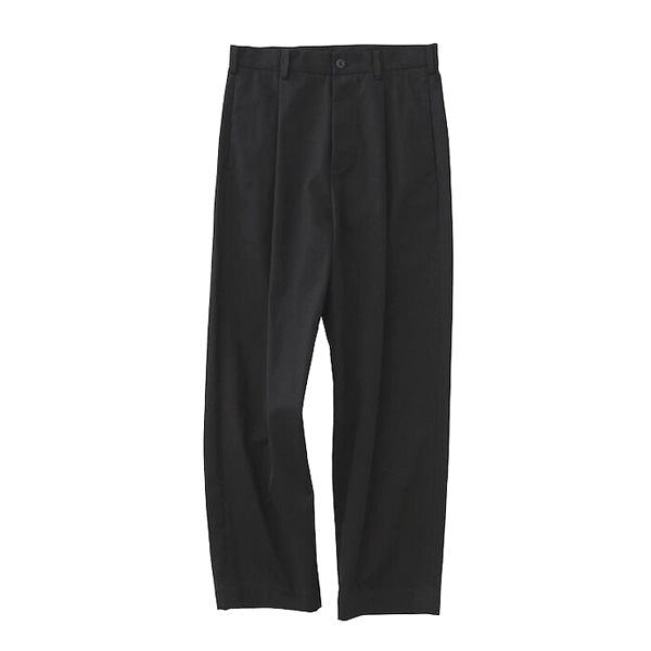 COTTON GABARDINE | TUCKED BELT PANTS