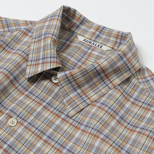 WASHABLE SUPER LIGHT WOOL CHECK SHIRTS