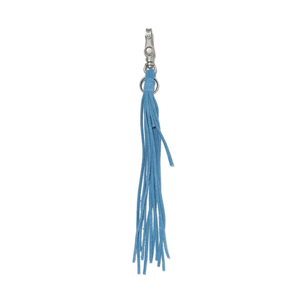 Cow Suede Leather Tassel Key Ring