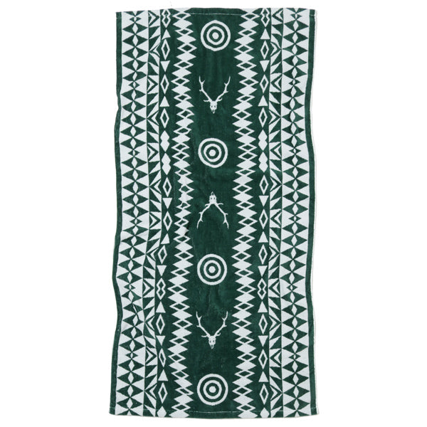 Bath Towel - Cotton Jacquard / Target & Skull