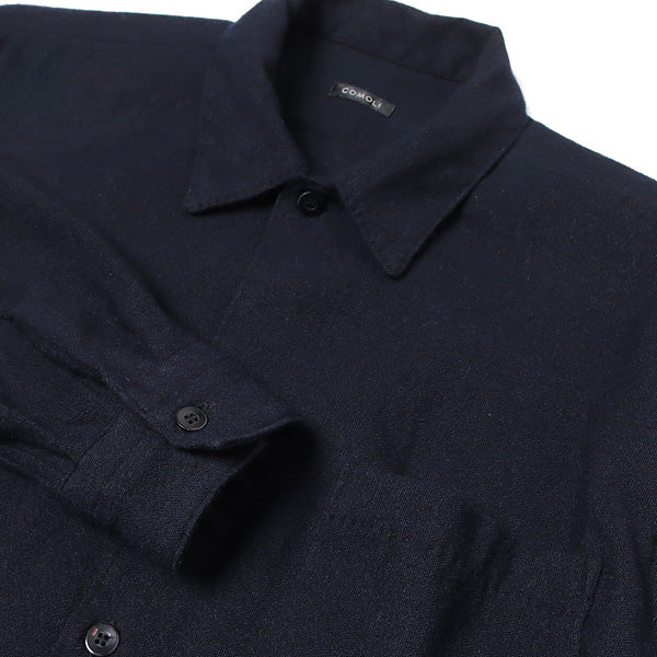 カシミヤ和紙 オープンカラーシャツ (V01-01006) | COMOLI / シャツ