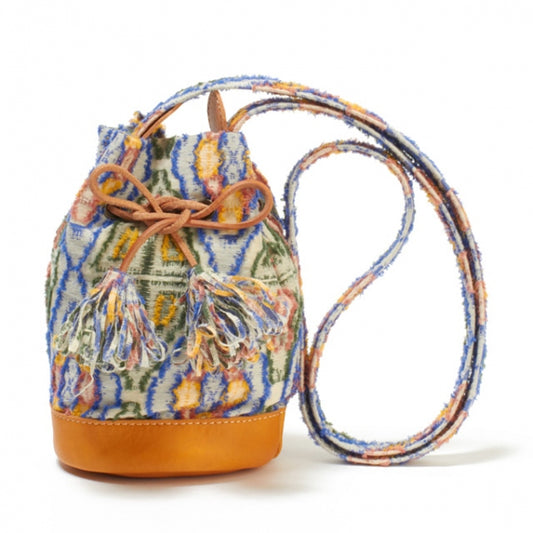 IKAT JACQUARD SMALL SHOULDER BAG