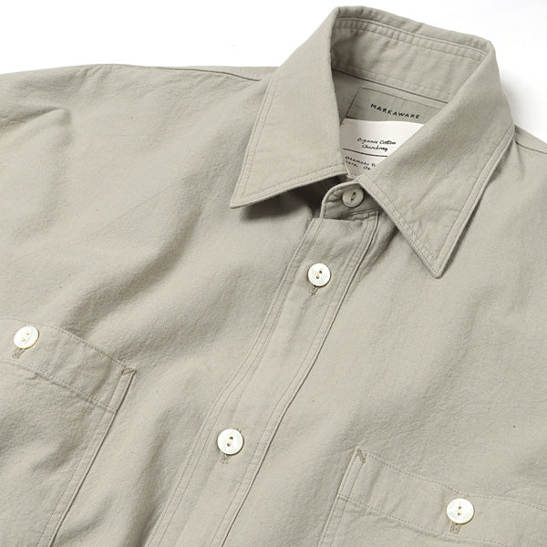 NAVAL TENT SHIRT ORGANIC COTTON CHAMBRAY