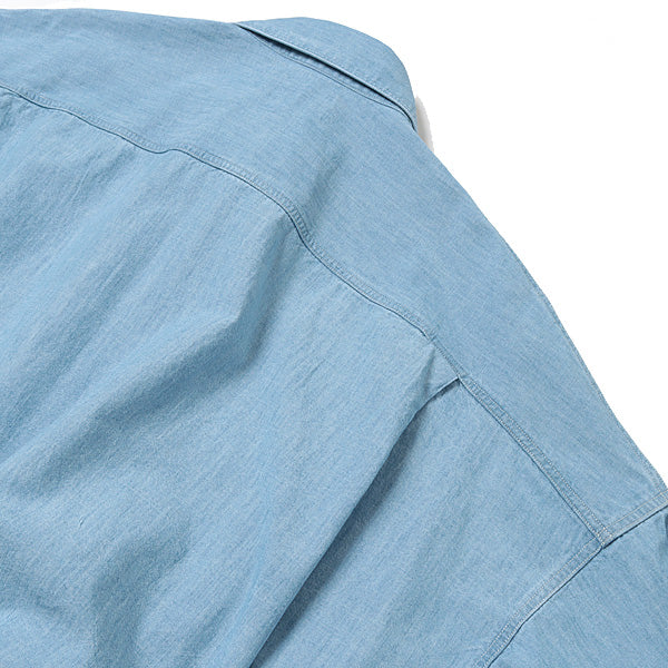 NAVAL TENT SHIRT ORGANIC COTTON CHAMBRAY