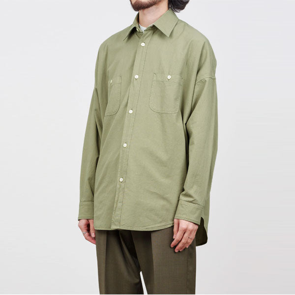 NAVAL TENT SHIRT ORGANIC COTTON CHAMBRAY