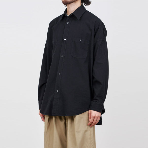 NAVAL TENT SHIRT ORGANIC COTTON CHAMBRAY