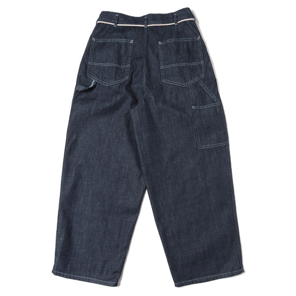 TUCK WIDE PAINTER PANTS 10oz ORGANIC COTTON DENIM