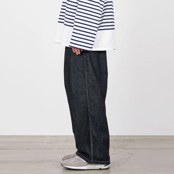 TUCK WIDE PAINTER PANTS 10oz ORGANIC COTTON DENIM