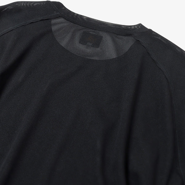 L/S U Neck Tee - Poly Mesh (KP244) | NEEDLES / カットソー