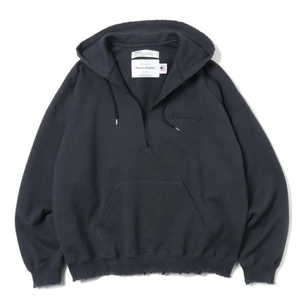 Water-Repellent Skipper Cut Off Hoodie