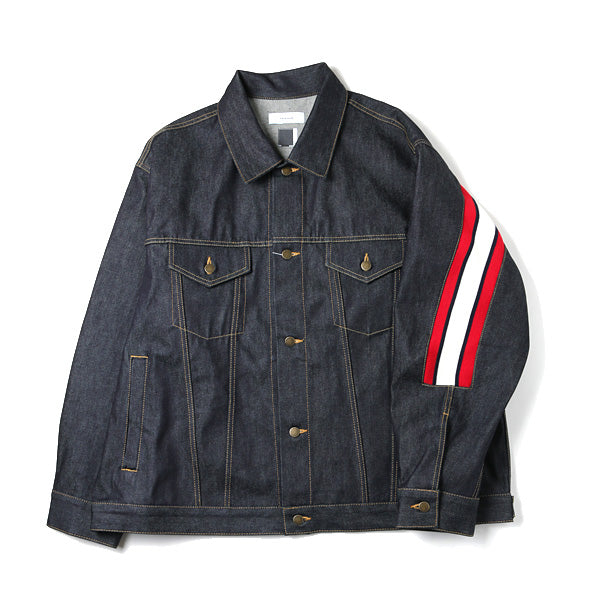 RIB DENIM JACKET