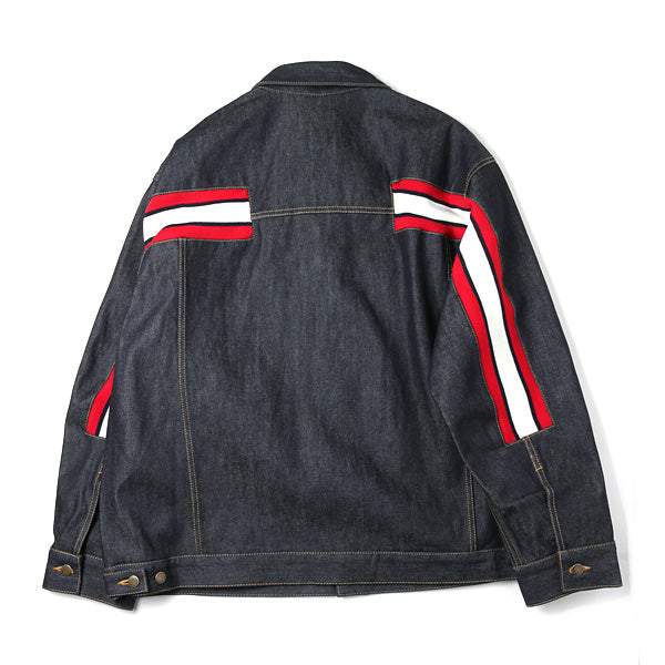 RIB DENIM JACKET