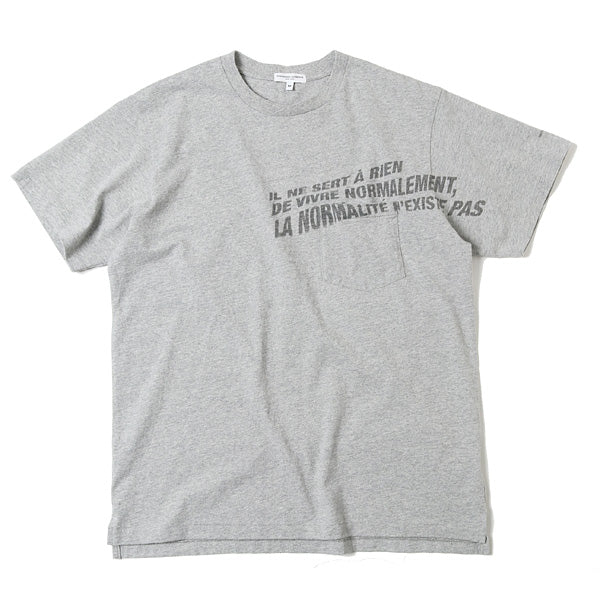 Printed Cross Crew Neck T-shirt - Normal