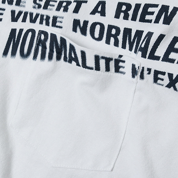 Printed Cross Crew Neck T-shirt - Normal