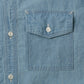 BAND COLLAR APRON SHIRTS VINTAGE WASH