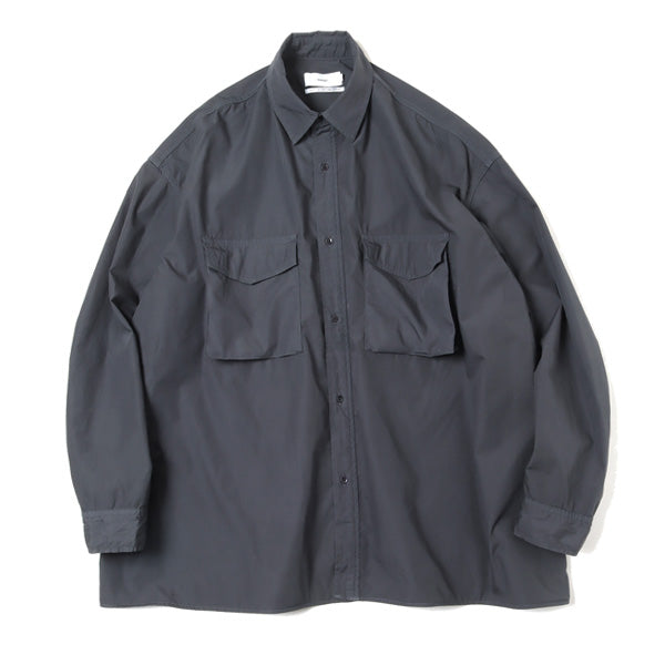 Graphaper Garment Dyed Poplin Fatigue Shirt style.2022.4.2. | 2340 