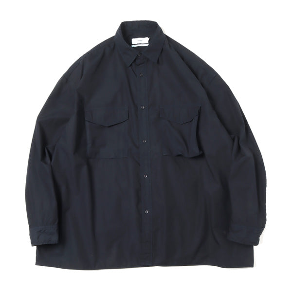 Garment Dyed Poplin Fatigue Shirt (GM221-50063) | Graphpaper