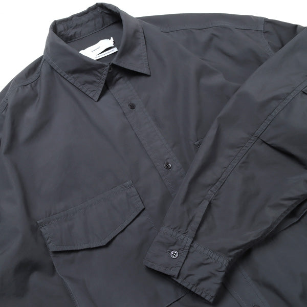 Garment Dyed Poplin Fatigue Shirt (GM221-50063) | Graphpaper