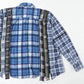 Flannel Shirt - 7 Cuts Zipped Wide Shirt