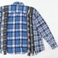 Flannel Shirt - 7 Cuts Zipped Wide Shirt