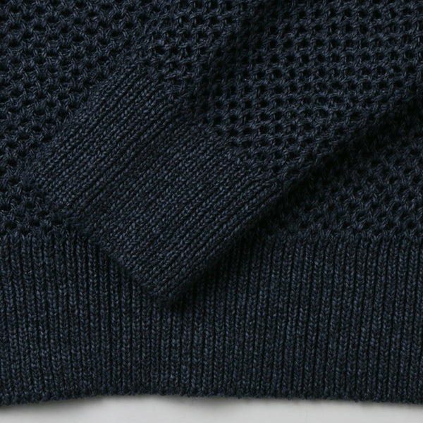 RIB CREW NECK KNIT