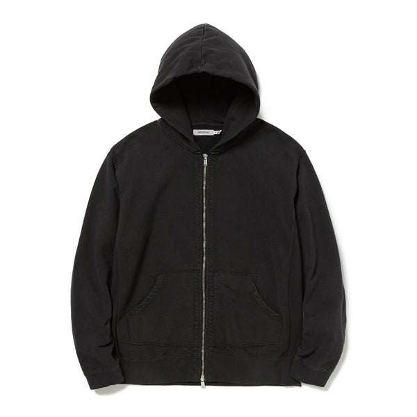 DWELLER FULL ZIP HOODY COTTON SWEAT OVERDYED (C3702) | nonnative