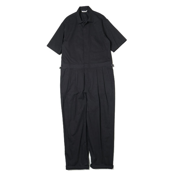 AURALEE WASHED CAVALRY TWILL JUMPSUIT