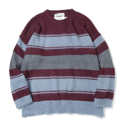 Molly Border Mohair Knit