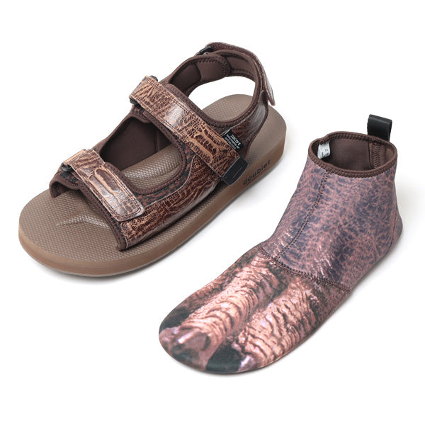 ANIMAL FOOT LAYERED SANDALS