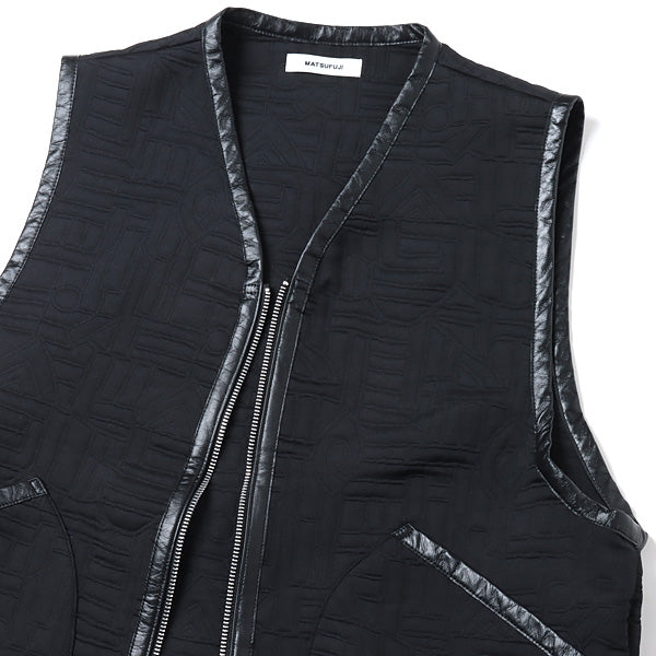 Quilted Jacquard Vest