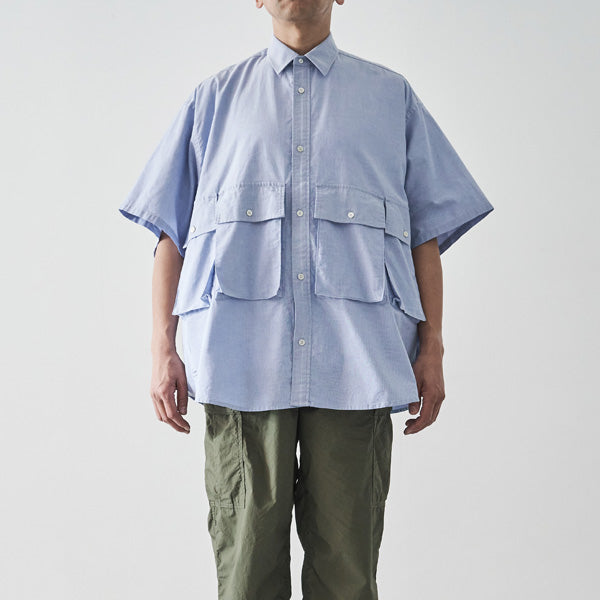 OXFORD FLAP POCKET S/S SHIRT