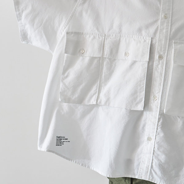 OXFORD FLAP POCKET S/S SHIRT