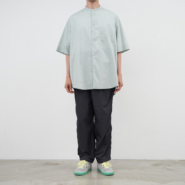 Broad S/S Oversized Band Collar Shirt (GM221-50226) | Graphpaper