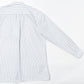 BAND COLLAR L/S SHIRT(STRIPE)