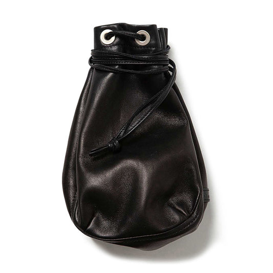 HORSE LEATHER DRAWSTRING BAG