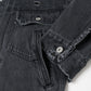 DAMAGED SILK DENIM JACKET