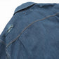 DAMAGED SILK DENIM JACKET