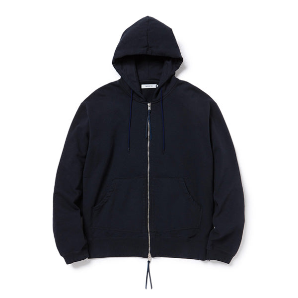 DWELLER FULL ZIP HOODY COTTON SWEAT OVERDYED (C3502) | nonnative