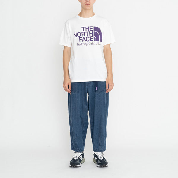 Denim Field Wide Cropped Pants