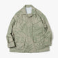 Jungle Fatigue Jacket - Leaf Print Poplin