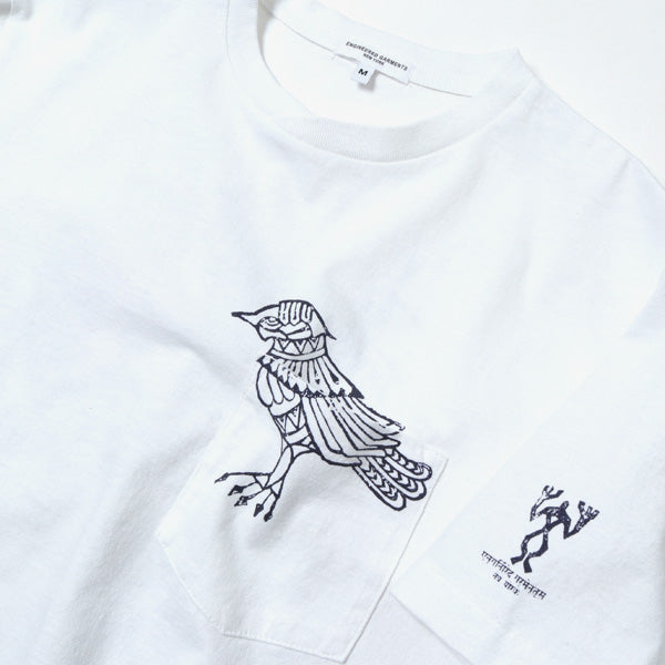 Printed Cross Crew Neck T-shirt - Phoenix