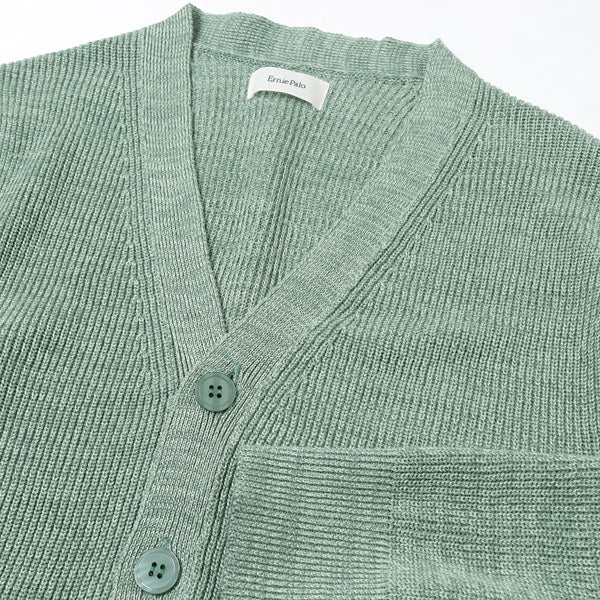 Linen Rib Cardigan (EP03KN01) | Ernie Palo / トップス (MEN