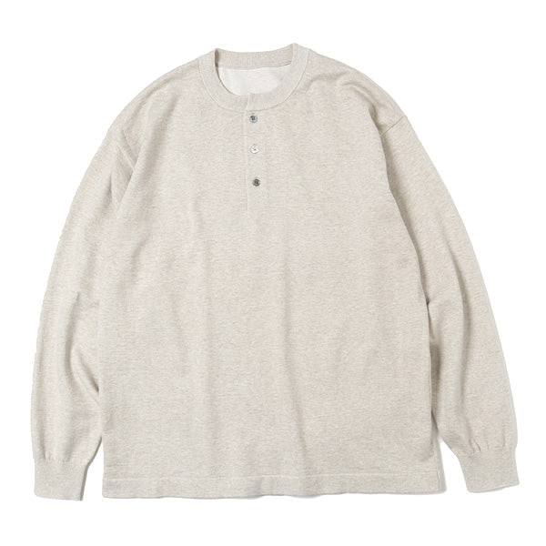 Henley neck L/S